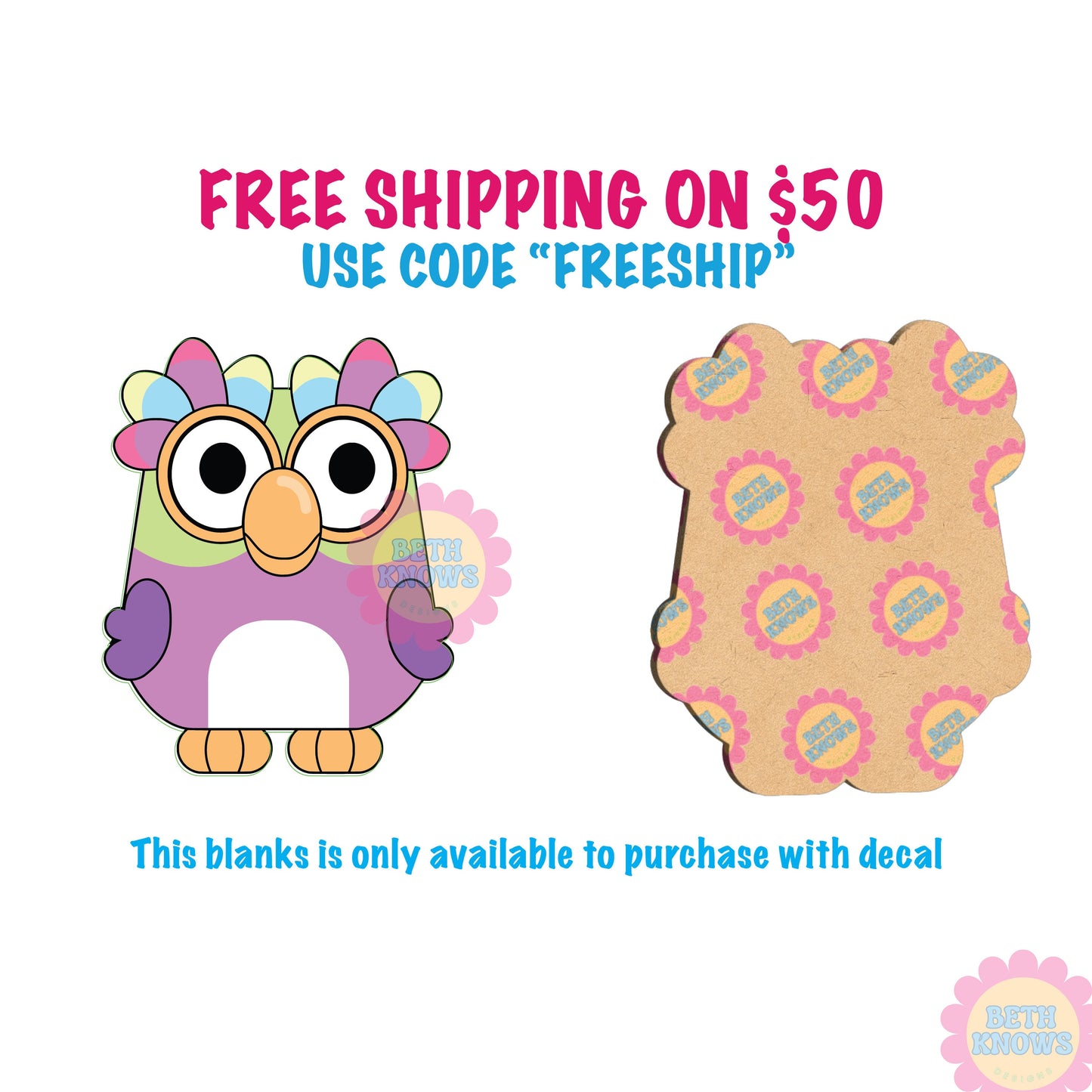 singing bird Acrylic Blank for badge reel